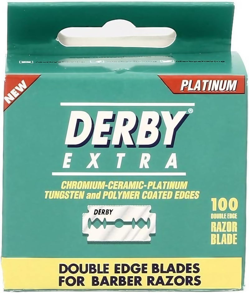 Derby Extra Double Edge Safety Razor Blades - Pack of 100 Blades - Image 2